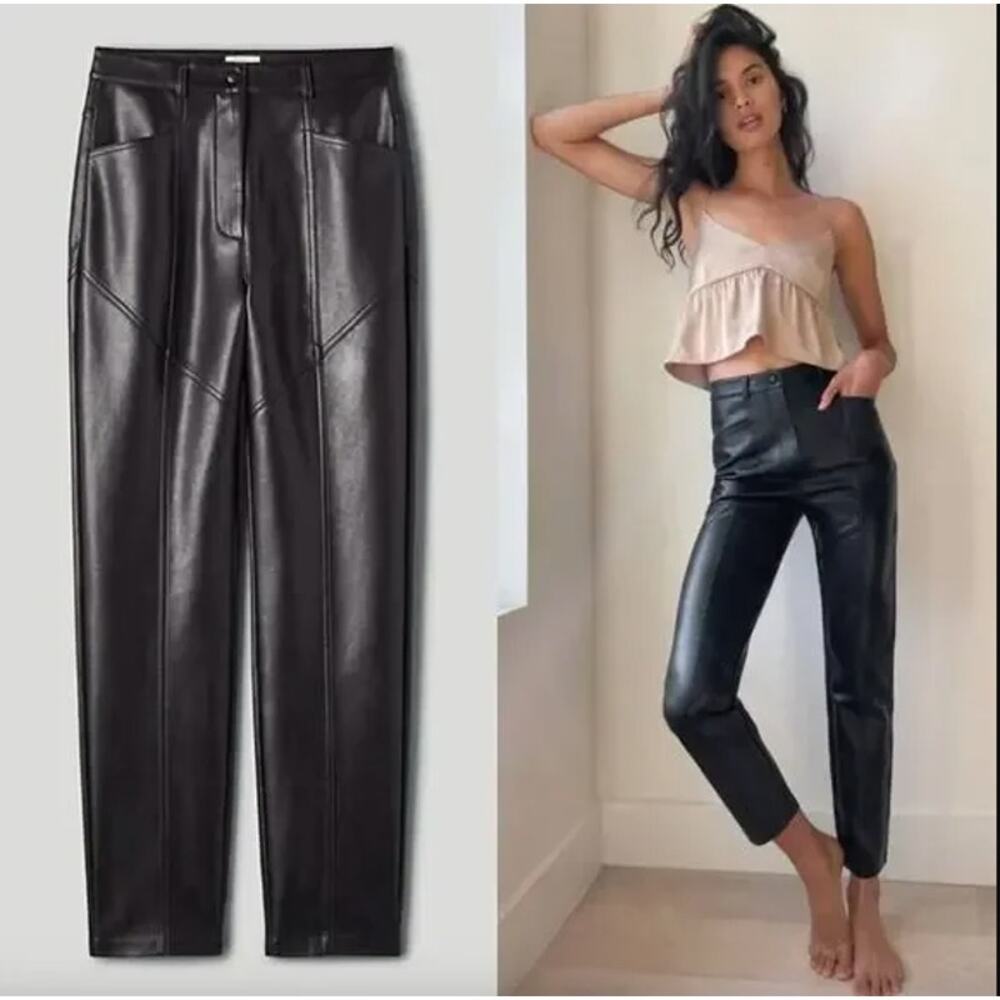 Wilfred | Rebel Faux Leather Pants in Black 0